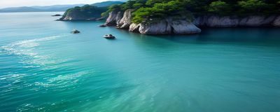 泗洪洪泽湖湿地夏季荷花盛开全景，粉色荷花与绿色荷叶铺满湖面，蓝天白云倒映水中，清新自然